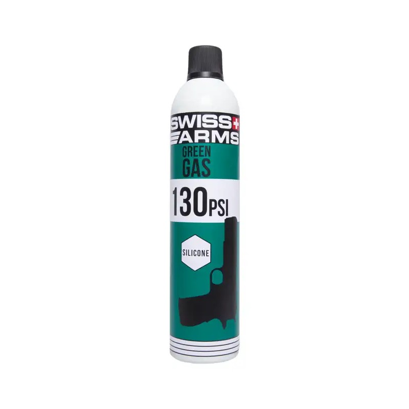 Bouteille de gaz 130PSI - Avec silicone / 600mL - Swiss Arms