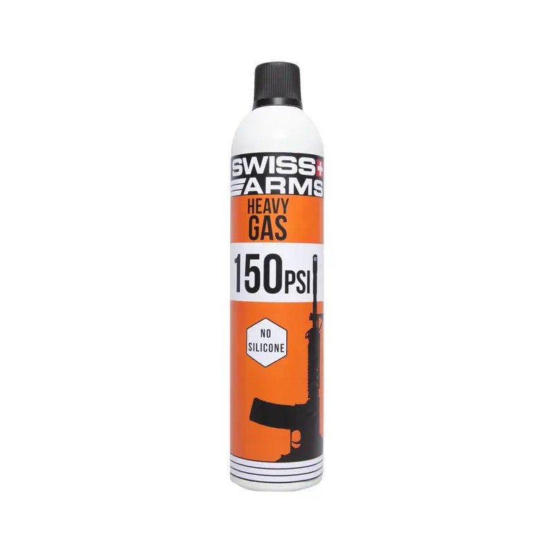 Bouteille de gaz sec Heavy 150 PSI 600ml - Swiss Arms
