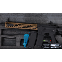 REPLIQUE LONGUE 6MM M4/AR15 SA-P29 PRIME BLDC 10.5" AEG CHAOS BRONZE