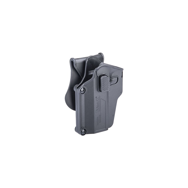 HOLSTER RIGIDE AMOMAX G2 UNIVERSEL GAUCHER NOIR