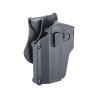 HOLSTER RIGIDE AMOMAX G2 UNIVERSEL GAUCHER NOIR