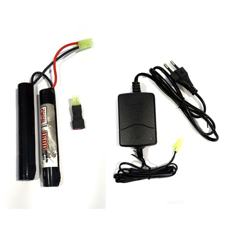 PACK BATTERIE 9.6V ET CHARGEUR