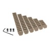 Set de 6 Rails Keymod nylon BO Manufacture
