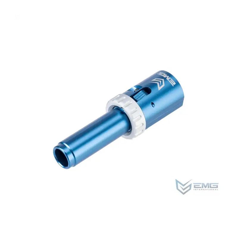 Chambre Hop-up MG Precision pour Mitrailleuses Cybergun FN M249 "Featherweight" AEG - Aluminium / Bleu - EMG