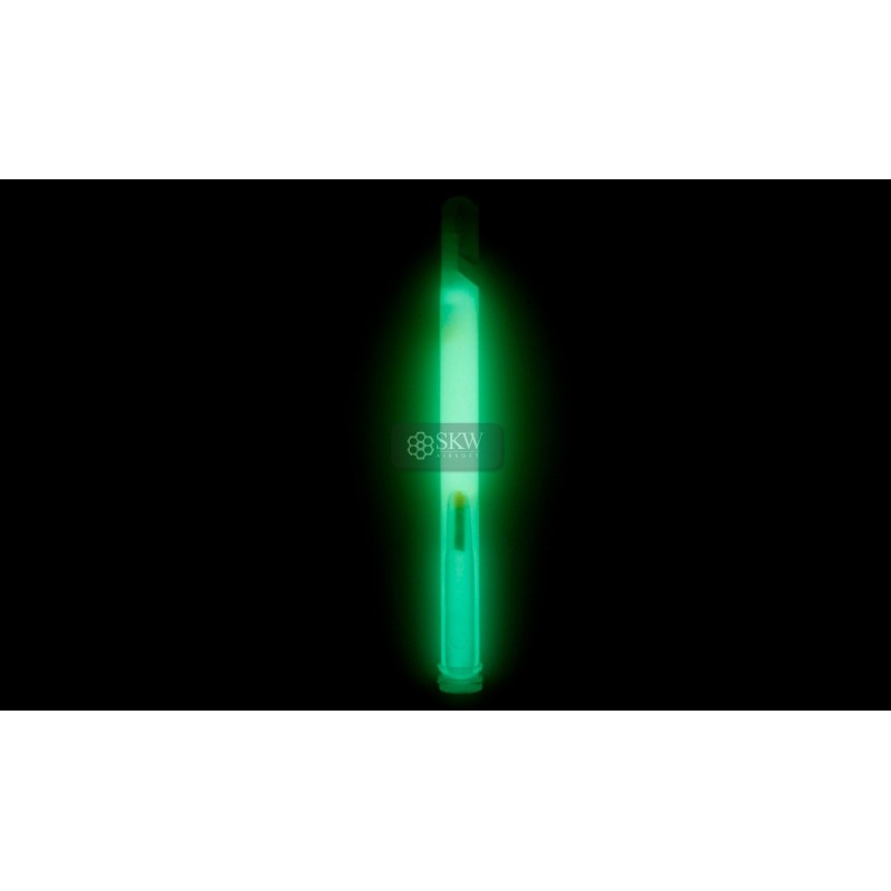 BATÔN CHIMIQUE LUMINEUX VERT 6" 12HEURES