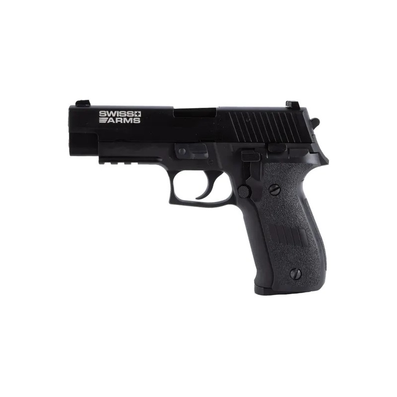 Swiss Arms Navy Pistol railed GBB - Noir - Cybergun / Armorer Works