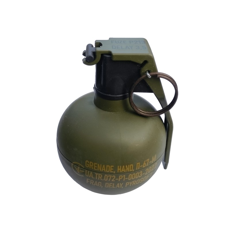 Grenade M67 PYROSOFT plâtre