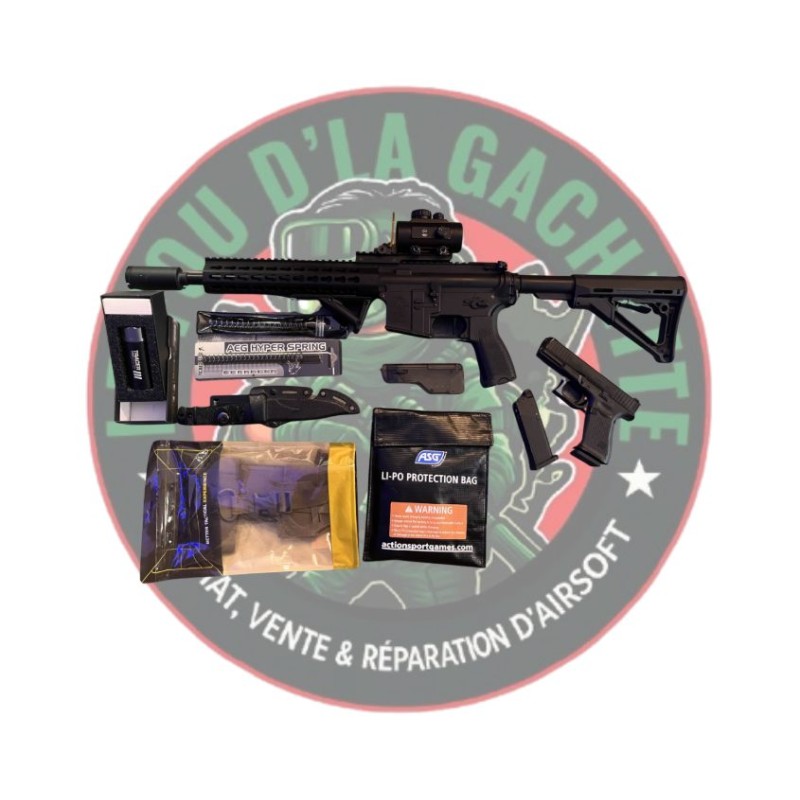 Pack Specna Arms Rock River Arms + Glock 19 VFC OCCASION