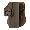 Holster rigide Quick Release pour pistolet type Glock 17 Droitier