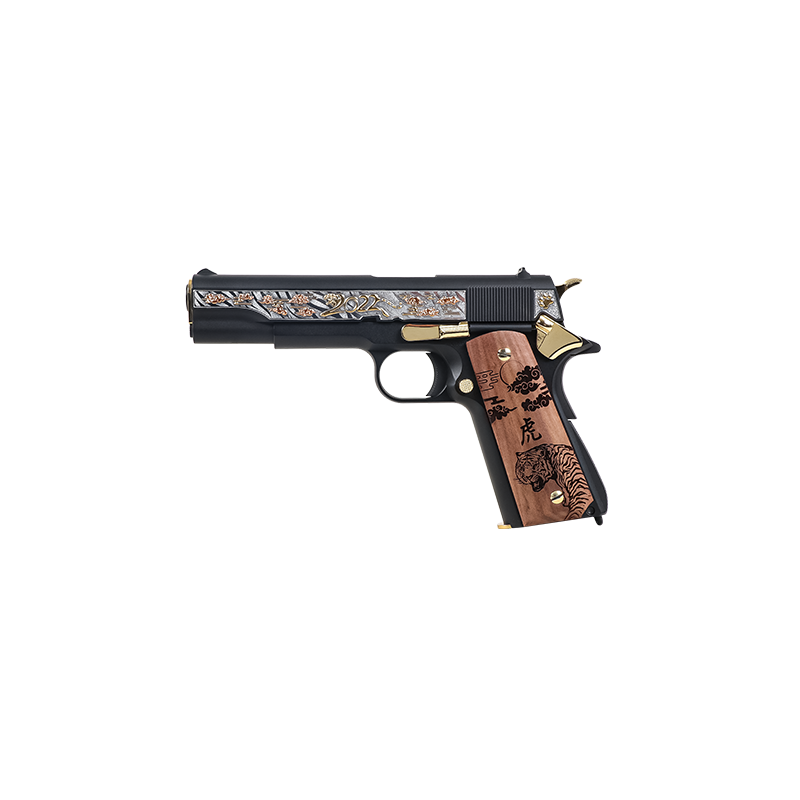 PISTOLET 6MM 1911 YEAR TIGER EDITION LIMITEE GAZ