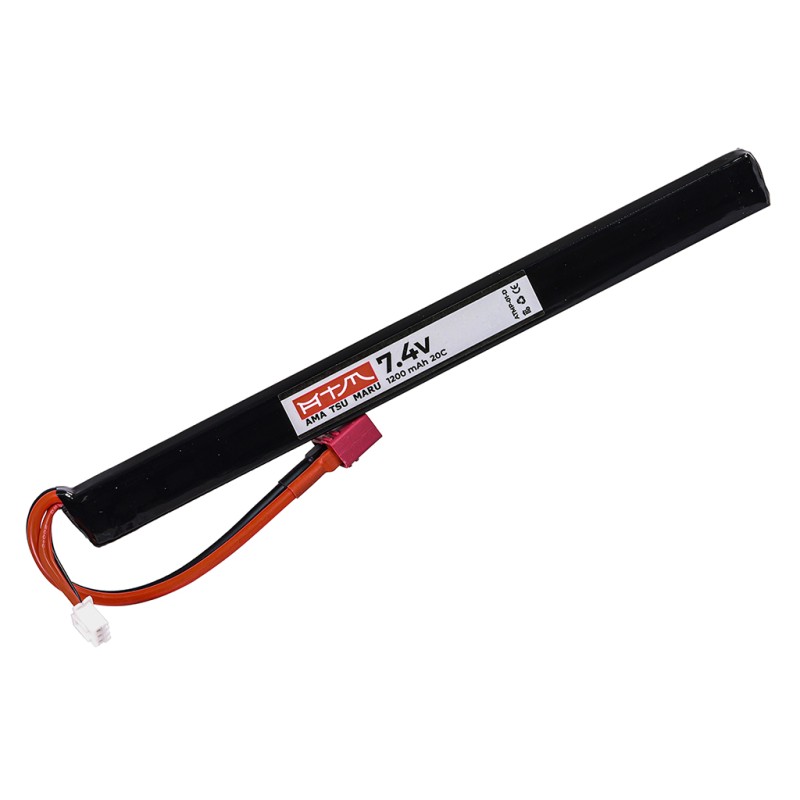 ATM Power Batterie LiPo 7,4V 1200mAh 20C Stick AK (Deans Large)