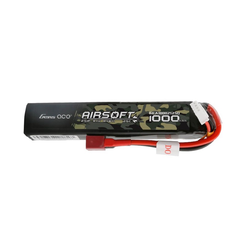 Batterie Gen Ace Lipo 7.4 V 25C 2S1P 1000mAh