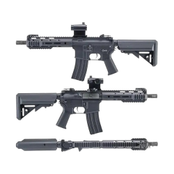 Colt M4 Sportsline AEG avec Gearbox G3 - Modèle 9.5" URX4 M-LOK / Noir - Cybergun / S&T